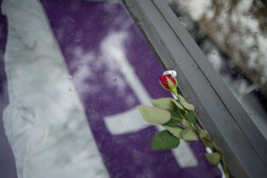 mass grave at memorial