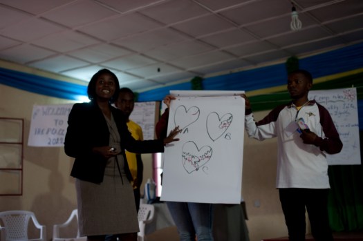 paulette leads trauma session